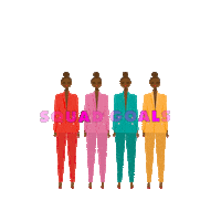 friends pink Sticker by Eeni Edit