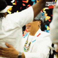 College Basketball Hug GIF by NCAA March Madness