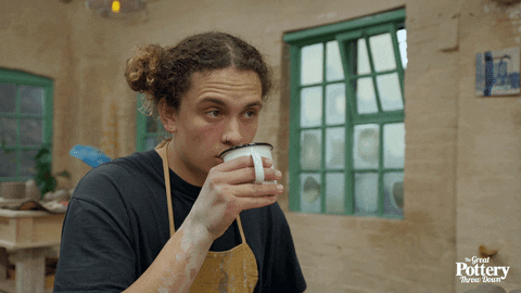 Drink Drinking GIF by The Great Pottery Throw Down