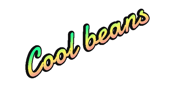 Cool Beans Sticker by hamlet