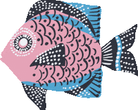 Wave Fish Sticker by Vera Bradley