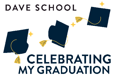 Graduation Class2023 Sticker by The DAVE School