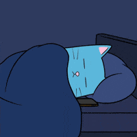 Blue Cat Nopecat GIF