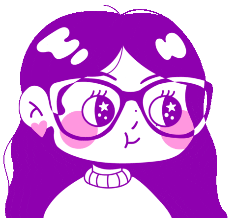 Girl Smile Sticker