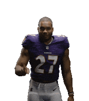 Football No Sticker by Baltimore Ravens