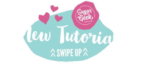 Swipe Up Cake Decorating Sticker by sugargeekshow