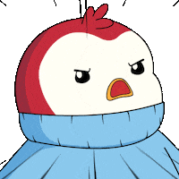 Mad Scream Sticker by Pudgy Penguins