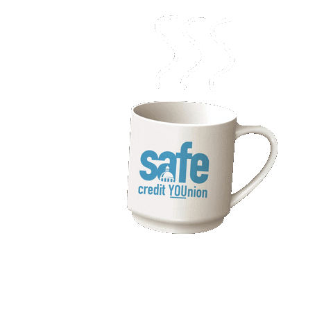 SAFE_Credit_Union giphyupload coffee money monday Sticker