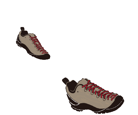 Illustration Running Sticker by KEEN Japan
