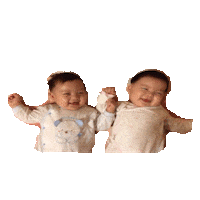laugh babies Sticker