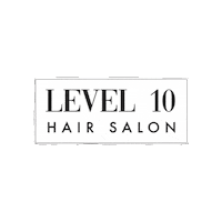 Logo Salon Sticker by Level10hairsalon