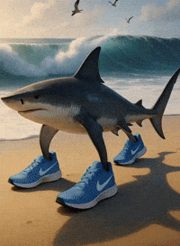 Shark Sneaker GIF