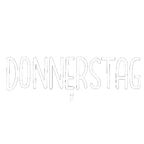 Donnerstag Sticker by Heldenglück