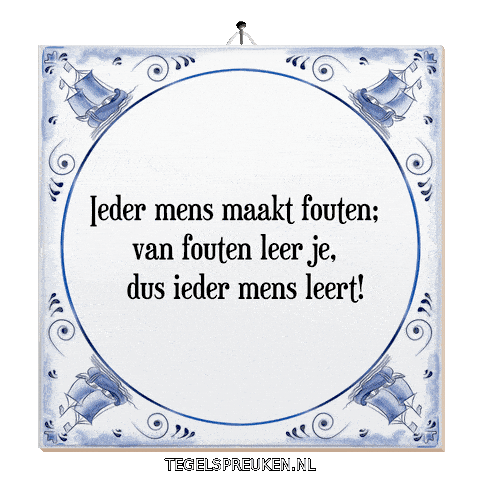 Nl Wijsheid Sticker by Tegelspreuken.nl