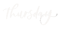Thursday Weekday Sticker