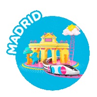 OUIGO_ES speed train madrid viaje Sticker