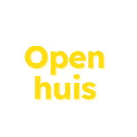Open Huis Sticker by Residentie Vastgoed