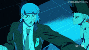 Netflix Fighting GIF by Cyberpunk: Edgerunners