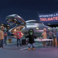 Tailgating Main Character GIF by Lonely Aliens
