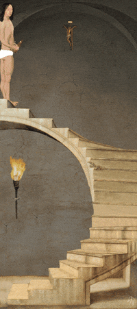 Stairs Oops GIF by Scorpion Dagger