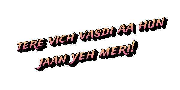 Tere Vich Vasdi Aa Hun Jaan Yeh Meri Sticker