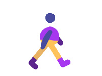 Walking Walk Sticker