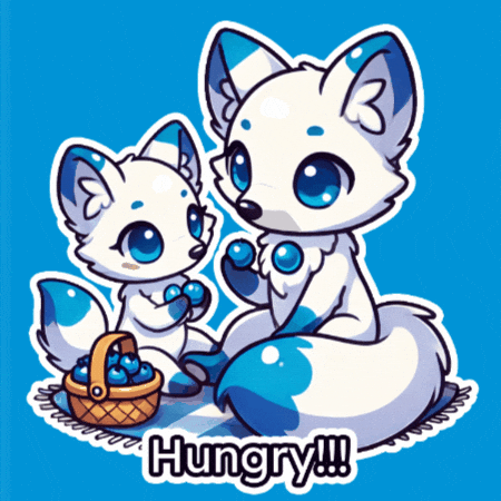 Snacktime Blueberries GIF