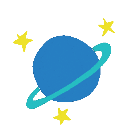 Mikahely giphyupload planeta estrela planetinha Sticker