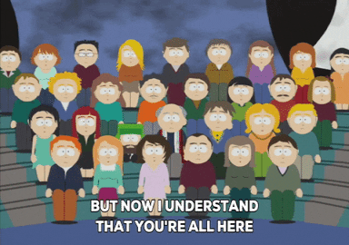 audience watching GIF by South Park 
