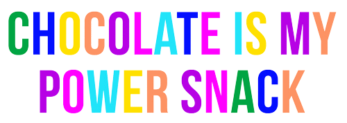 Chocolate Power Snack Sticker by Hey Tiger