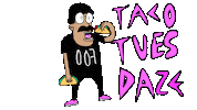 Taco Bell Tacos Sticker by deladeso