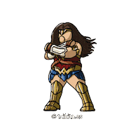 Wonder Woman Dc Sticker by Txikito