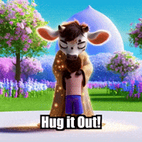 Kindness Hug It Out GIF by Moosiahzen