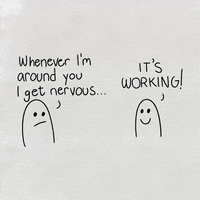 Nervous In Love GIF by Unpopular Cartoonist