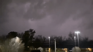 Tornado-Warned Storm Lashes Oklahoma City