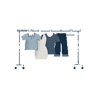 Tøj Sticker by Oprydningsnørden