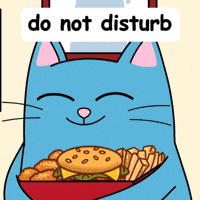 Do Not Disturb Nopecat GIF