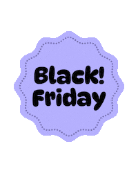 Black Friday Day After Thanksgiving Sticker by Bel Diniz