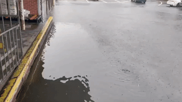 Rainfall Floods Streets in Philadelphia Suburb