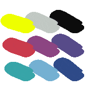 Winter Palette Sticker by Cromos