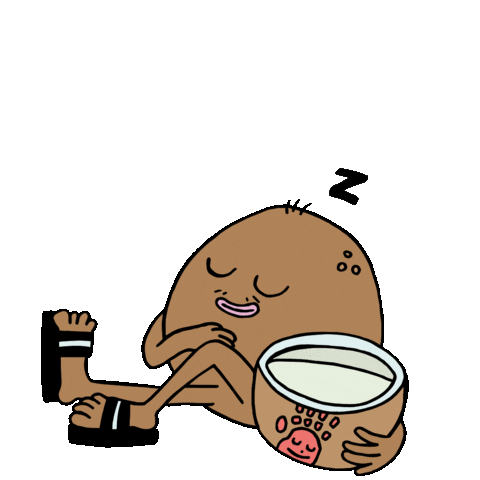 Tired Morning Sticker by Jimmy Joy