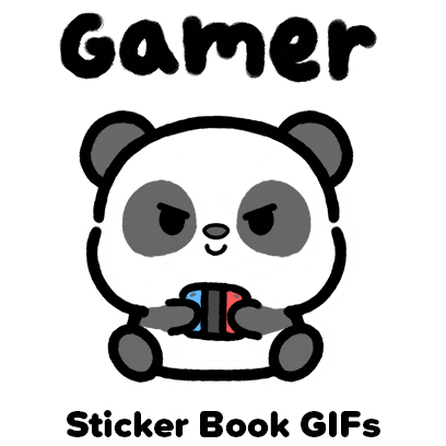 Playing Video Games Sticker by Sticker Book iOS GIFs