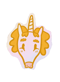 Cute Unicorn Sticker