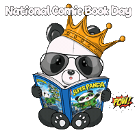 Read Comic Book Sticker by PandaPals