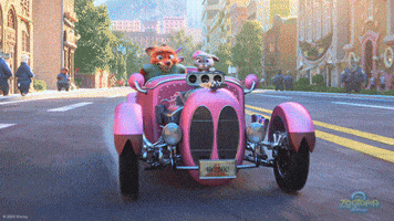 Driving Jason Bateman GIF by Walt Disney Animation Studios