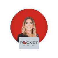 RocketTitleInc rocket title inc rocket title employee rocket title lindsey Sticker