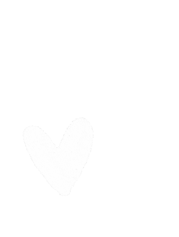 White Lines Hearts Sticker