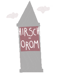Panorama Hirsch Sticker