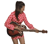 Guitar Rockstar Sticker by Hashntagmedia