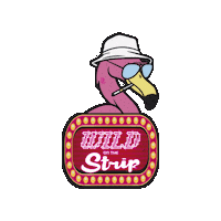 Fear And Loathing Flamingo Sticker by OfficialGenius